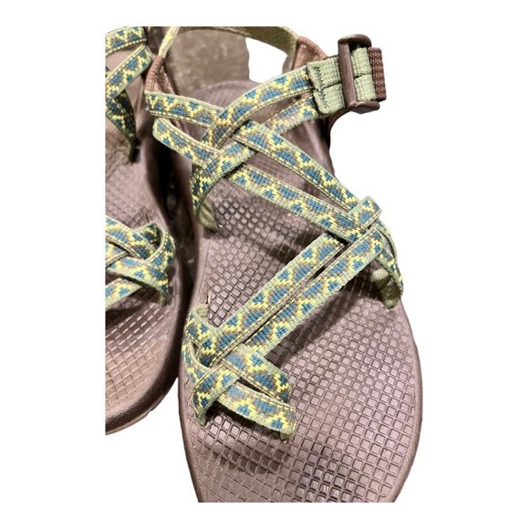Chaco Z cloud X2 Sport single toe Sandals Size 8, Green, Outdoors/Hiking/Water - Picture 2 of 6